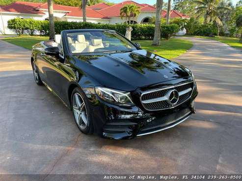 2018 Mercedes Benz E400 4Matic Convertible! AMG Package! Premium Pac for sale in Naples, FL