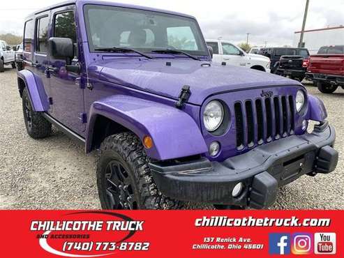 2016 Jeep Wrangler Unlimited Sahara - cars & trucks - by dealer -... for sale in Chillicothe, OH