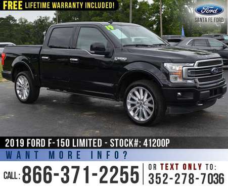 2019 Ford F150 Limited 4WD Leather Seats - Running Boards for sale in Alachua, FL