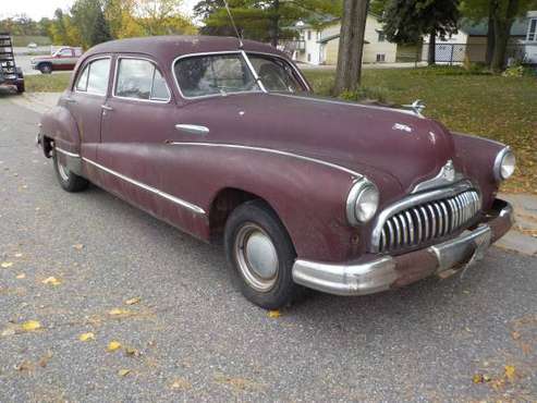 1948 buick roadmaster 4 door,very solid and straight/no title - cars... for sale in New londonMN, MN