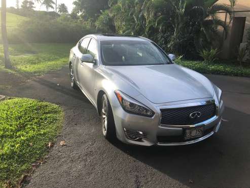 2017 Infiniti Q70, loaded, low mileage, Premium Package Silver/Black... for sale in Lahaina, HI