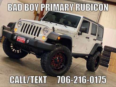 2014 Jeep Wrangler Unlimited RUBICON IN HOUSE FINANCE - FREE... for sale in DAWSONVILLE, GA