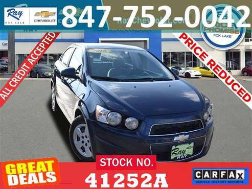✔️2016 Chevrolet Sonic LS FWD Bad Credit Ok EMPLOYEE PRICES - cars &... for sale in Fox_Lake, IL