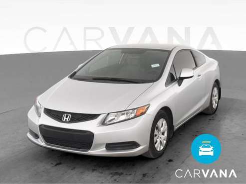 2012 Honda Civic LX Coupe 2D coupe Silver - FINANCE ONLINE - cars &... for sale in Atlanta, CA