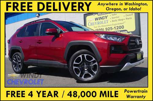 Pre-Owned 2019 Toyota RAV4 Adventure AWD LOW MILES - cars & for sale in Kittitas, WA