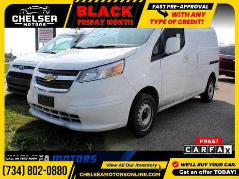 $154/mo - 2015 Chevrolet City Express 1LS Cargo Van - Easy... for sale in Chelsea, MI