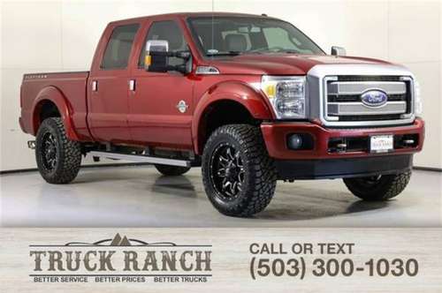 2015 Ford Super Duty F-350 SRW Platinum - - by dealer for sale in Hillsboro, OR