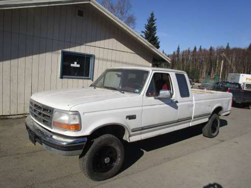 1996 Ford F250 XLT Supercab 4x4 loaded with an 8 foot bed 7 5L for sale in Anchorage, AK