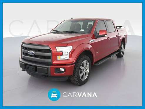 2015 Ford F150 SuperCrew Cab Lariat Pickup 4D 5 1/2 ft pickup Red for sale in Blountville, TN