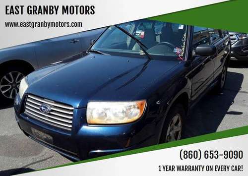 2006 Subaru Forester 2.5 X AWD 4dr Wagon w/Automatic - 1 YEAR... for sale in East Granby, CT