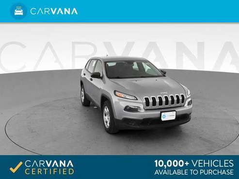 2014 Jeep Cherokee Sport SUV 4D suv Silver - FINANCE ONLINE for sale in Arlington, District Of Columbia