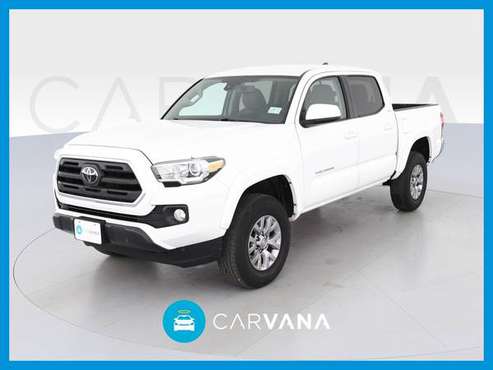 2018 Toyota Tacoma Double Cab TRD Sport Pickup 4D 5 ft pickup White for sale in Beaumont, TX