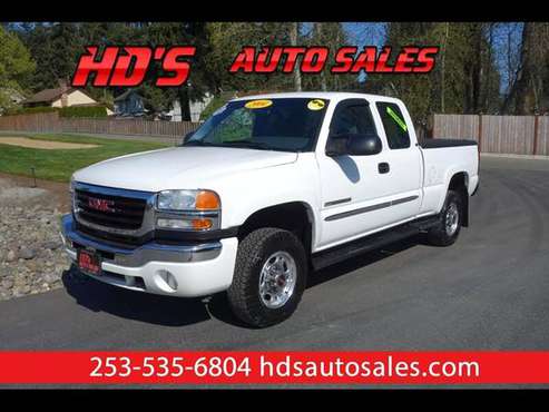 2004 GMC Sierra 2500HD SLE Ext Cab Short Bed 2WD 1-OWNER LOCAL for sale in PUYALLUP, WA