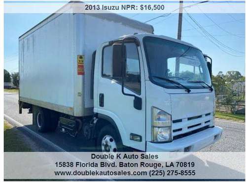 2013 ISUZU NPR 4X2 DIESEL BOX TRUCK - cars & trucks - by dealer -... for sale in Baton Rouge , LA