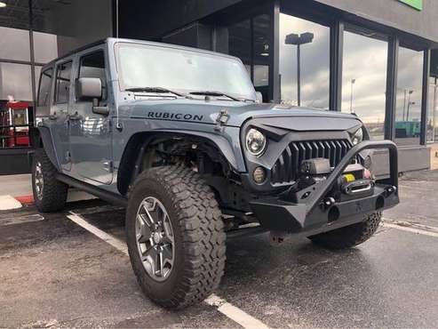 ROCK GRAY, LOW MILE 2014 Jeep Wrangler Unlimite Rubicon - cars &... for sale in Norman, OK
