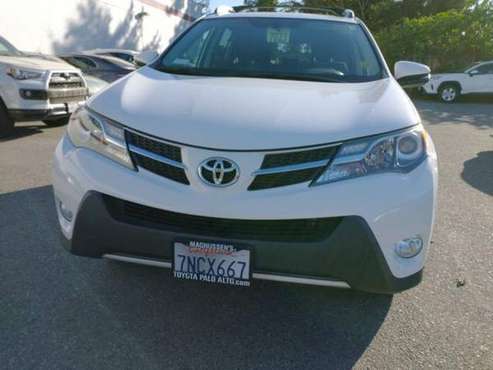 2015 Toyota RAV4 XLE suv White - cars & trucks - by dealer - vehicle... for sale in Palo Alto, CA