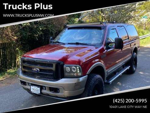 Trucks Plus 2004 Ford Excursion Eddie Bauer 4WD 4d - cars & for sale in Seattle, WA