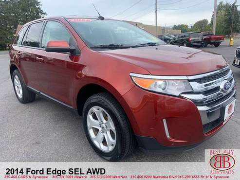 2014 FORD EDGE SEL AWD! LOADED! KEYLESS ENTRY! MICROSOFT SNYC! APPLY!! for sale in N SYRACUSE, NY