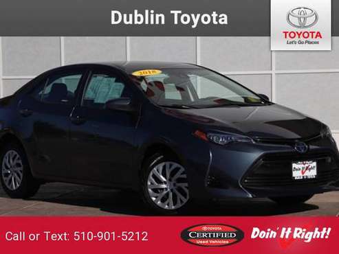 2018 Toyota Corolla sedan Dublin for sale in Dublin, CA