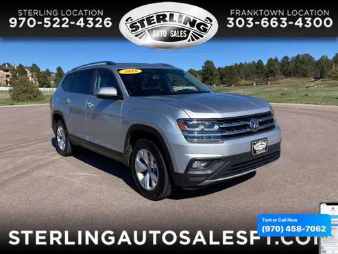 2018 Volkswagen Atlas 3 6L V6 SE 4MOTION - CALL/TEXT TODAY! - cars & for sale in Sterling, CO