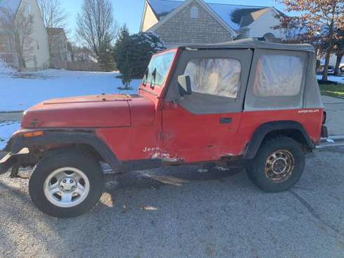 1995 Jeep Wrangler - Running Project - cars & trucks - by owner -... for sale in Lewis Center, OH