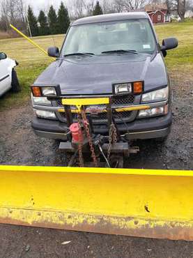 Chevy Silverado plow truck - cars & trucks - by owner - vehicle... for sale in Dunkirk, NY