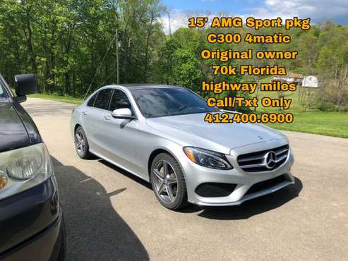 1 owner LOADED C300 Amg Sport 4-matic for sale in Meadow Lands, PA