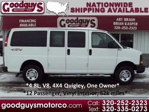 2011 Chevrolet Express Passenger 2500 135 1LS 4X4 QUIGLEY 12... for sale in waite park, ND