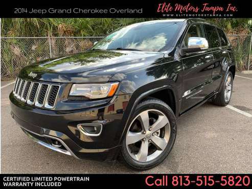 2014 Jeep Grand Cherokee Overland 2WD 3.6L *** w/ Warranty for sale in TAMPA, FL