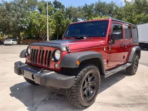 2013 JEEP WRANGLER 4X4 - CLEAN TITTLE - 4K DOWN - 14500 - cars & for sale in Hollywood, FL