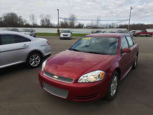 2013 CHEVY IMPALA LT RED - cars & trucks - by dealer - vehicle... for sale in Mount Morris, MI