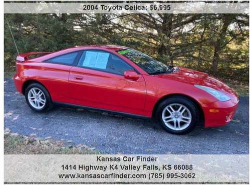 TOYOTA CELICA **75,000 MILES**1OWNER 0ACCIDENT RED SPORTS... for sale in VALLLEY FALLS, MO