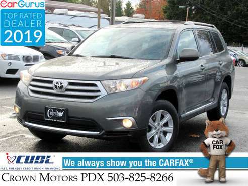 2011 Toyota Highlander AWD Third Row Leather One Owner Immaculate -... for sale in Milwaukie, OR
