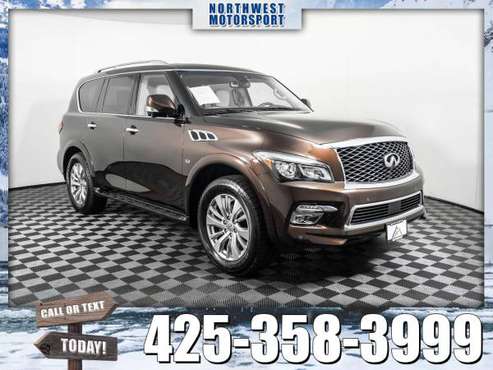 *LEATHER* 2017 *Infiniti QX80* AWD - cars & trucks - by dealer -... for sale in Lynnwood, WA