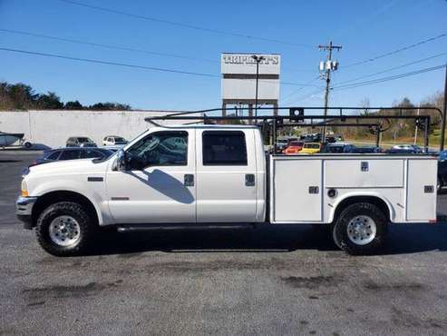 2004 FORD F250--SERVICE BED--DIESEL--XL--CREW CAB--225K MILES--WHITE... for sale in Lenoir, SC