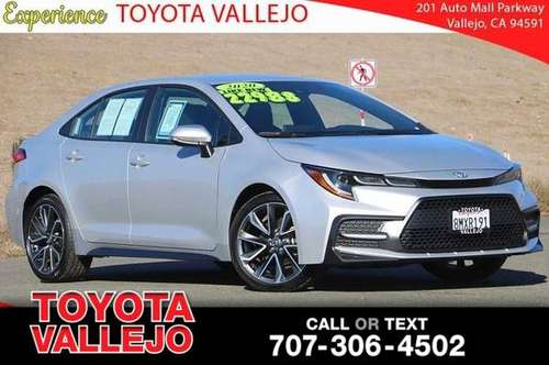 2020 Toyota Corolla SE 4D Sedan - cars & trucks - by dealer -... for sale in Vallejo, CA