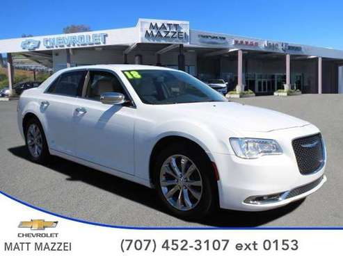 2018 Chrysler 300 sedan Limited (Bright White Clearcoat) for sale in Lakeport, CA
