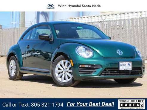2017 VW Volkswagen Beetle hatchback Green for sale in Santa Maria, CA