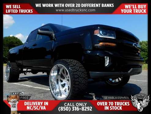 403/mo - 2017 Chevrolet Silverado 1500 LT Z71 4x4Double Cab 6 5 ft for sale in KERNERSVILLE, NC