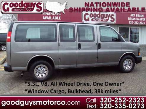 2013 Chevrolet Express Cargo Van AWD 1500 Window Cargo - cars &... for sale in Waite Park, MT