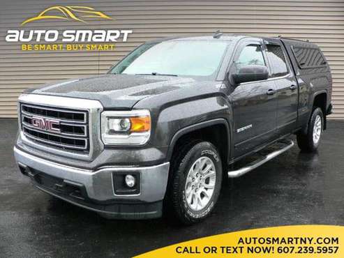 15 GMC Sierra 1500 SLE Double Cab 4x4 5.3L V8, Matching Cap, Only... for sale in binghamton, NY