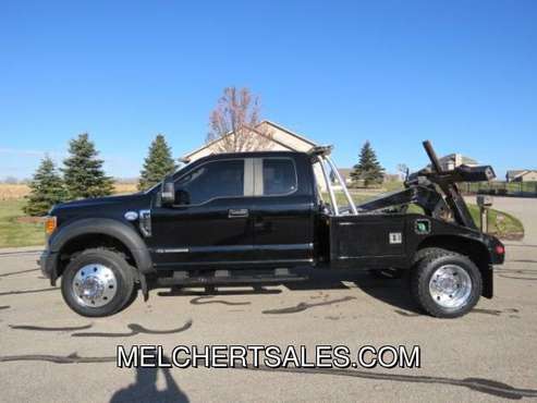 2017 FORD F450 EXT CAB CHASSIE DRW DIESEL RWD MILLER WRECKER ONLY... for sale in Neenah, WI