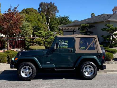 2002 Jeep Wrangler Sahara LOW MILES for sale in San Mateo, CA