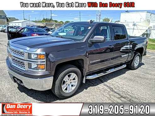 2015 Chevrolet Silverado 1500 4WD 4D Crew Cab/Truck LT - cars & for sale in Waterloo, IA