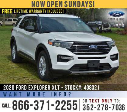 *** 2020 Ford Explorer XLT *** SAVE Over $5,000 off MSRP! - cars &... for sale in Alachua, GA