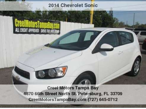 2014 Chevrolet Sonic LS *FASTEST-APPROVAL-EVER!* for sale in SAINT PETERSBURG, FL