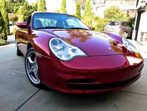 2003 Porsche 911 Orient Red Manual 42k miles - cars & trucks - by... for sale in San Juan Bautista, CA