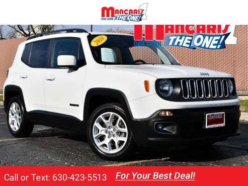 2018 Jeep Renegade Latitude - CERTIFIED ONE OWNER BACKUP CAMERA suv... for sale in Oak Lawn, IL