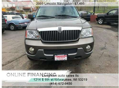 03 LINCOLN NAVIGATOR - - by dealer - vehicle for sale in milwaukee, WI