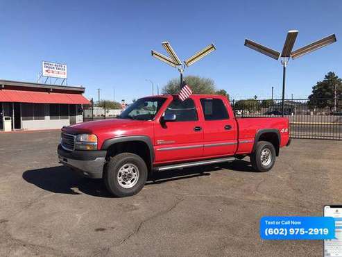 2002 GMC Sierra 2500 HD Crew Cab Short Bed - Call/Text - cars &... for sale in Glendale, AZ